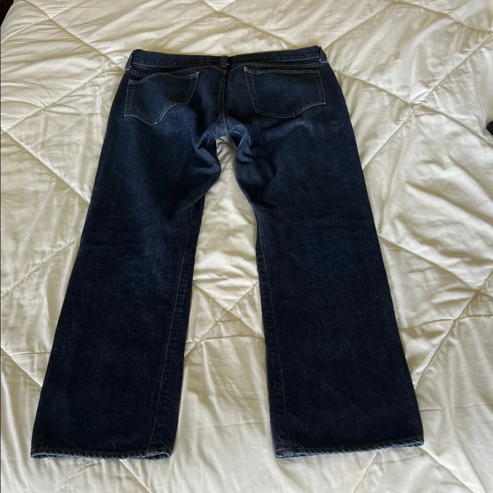 J. Crew 484 Men's Dark Indigo Bootcut Jeans - Picture 3 of 4
